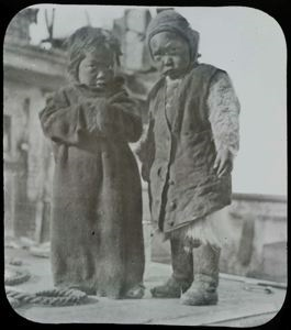 Image of Children on Roosevelt "Dressed Up"